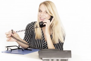 employee making personal phone calls from work
