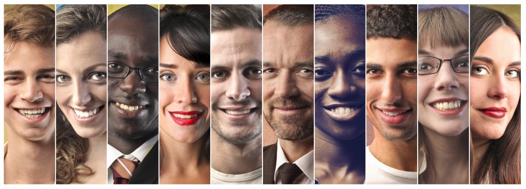 Multicultural smile
